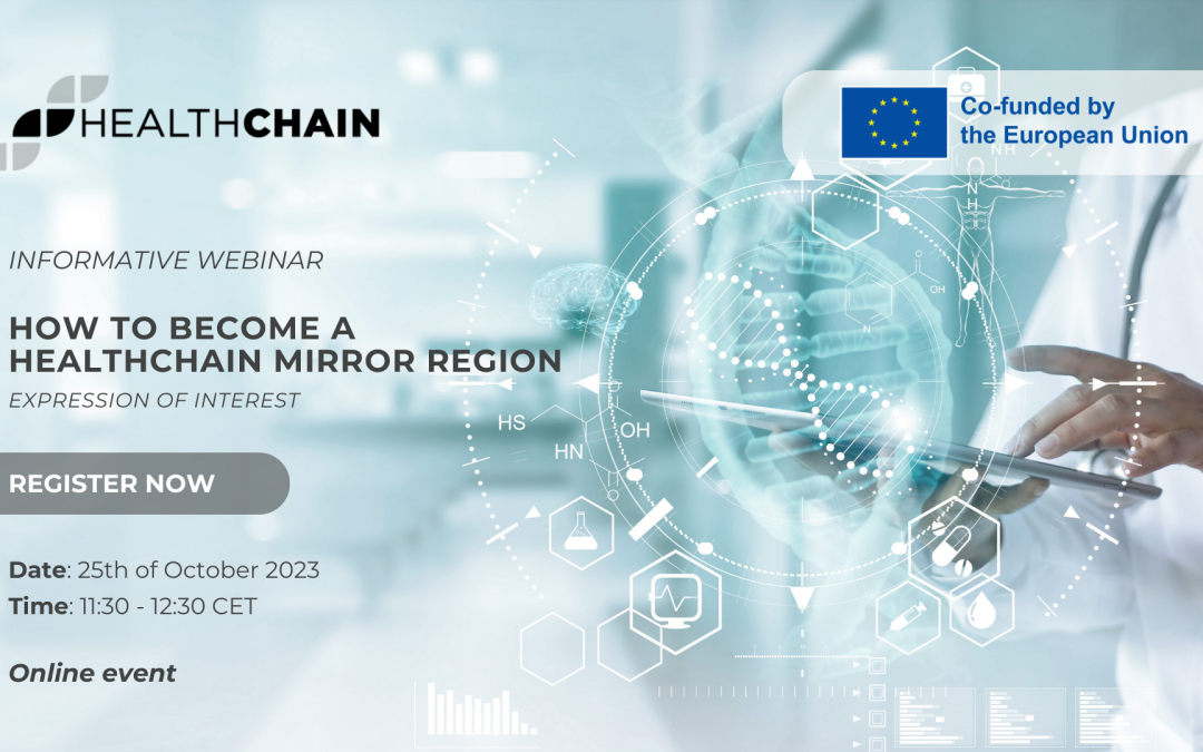 HealthChain: Call for Expression of Interest is Now Open. Become a Mirror Region!