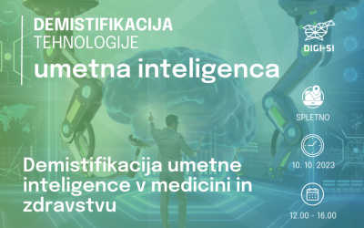 VABILO: Demistifikacija umetne inteligence v medicini in zdravstvu, 10. 10. 2023