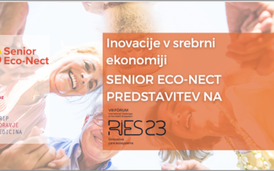 Inovacije v srebrni ekonomiji: Senior Eco-Nect v ospredju RIES23
