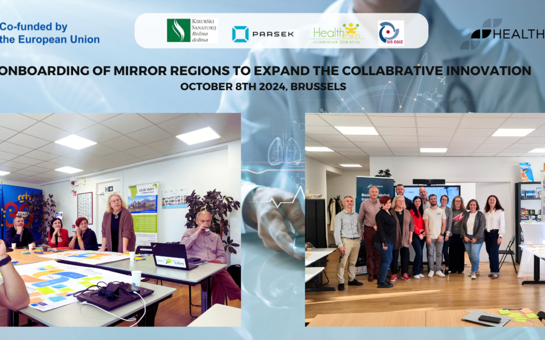 HealthChain: vključevanje novopridruženih regij za širitev sodelovanja v inovacijah, 8. oktober 2024, Bruselj