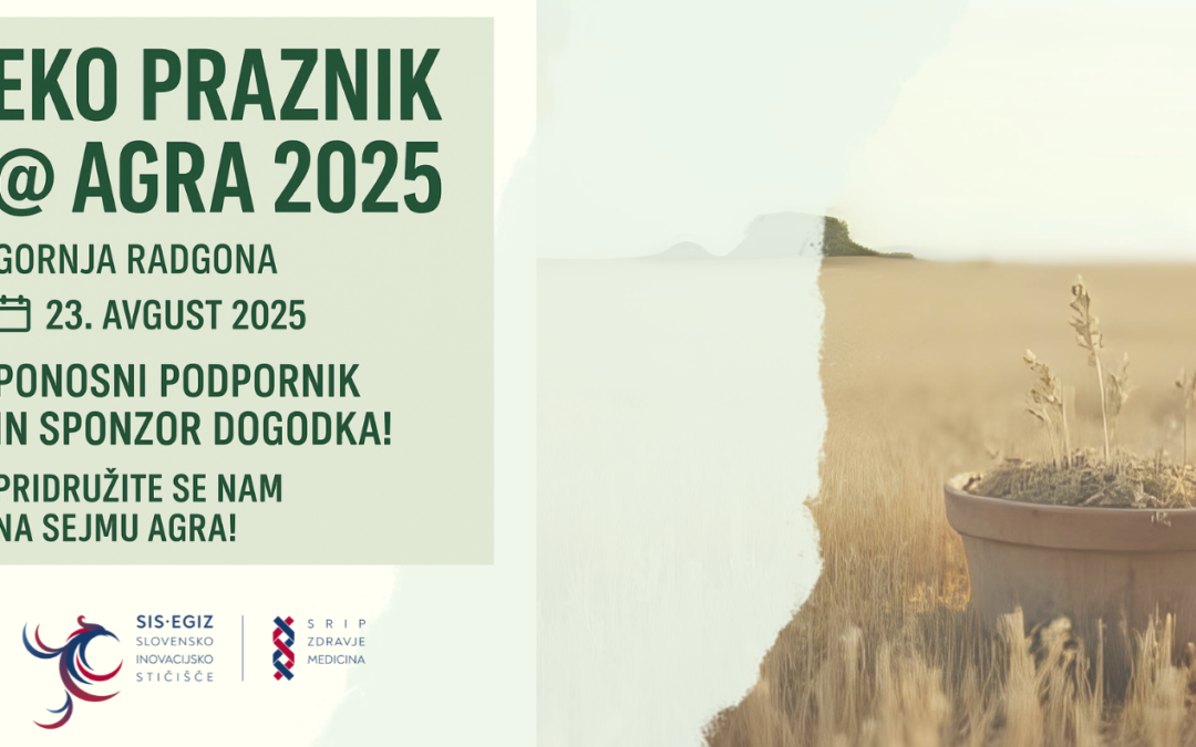 SRIP Zdravje – medicina na EKO prazniku na sejmu AGRA 2025 II 23. avgust 2025