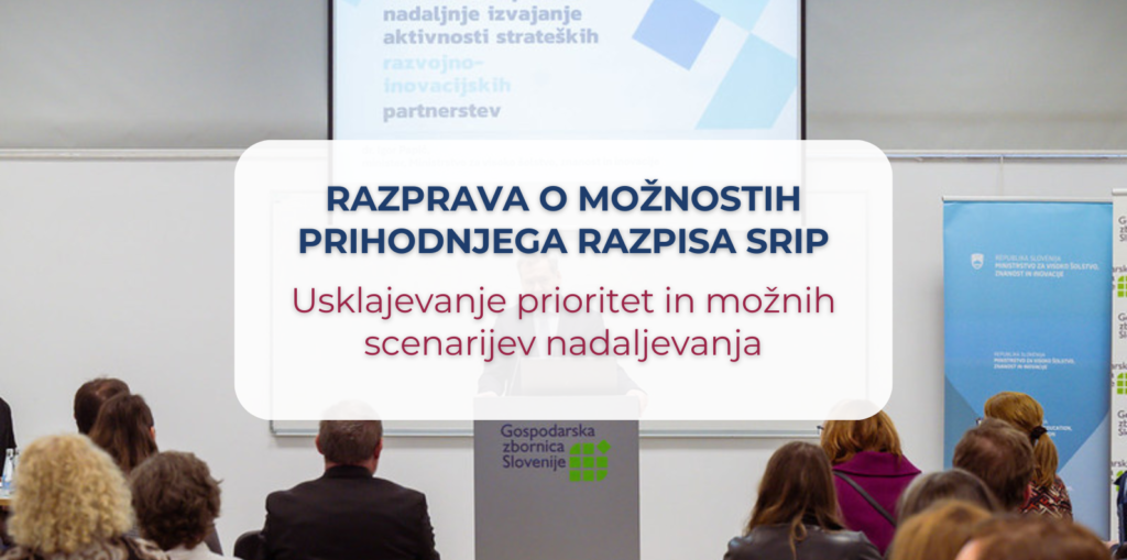 SIS EGIZ in SRIP Zdravje – medicina na posvetu o razpisu za nadaljnje izvajanje aktivnosti SRIP
